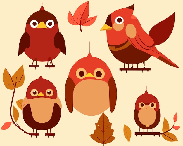 Vector las aves listas