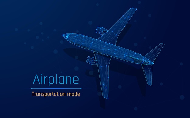 Avión grande transporte de mercancías y pasajeros