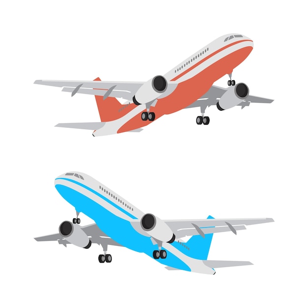 Avión de pasajeros en vuelo