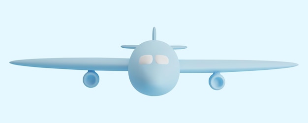 Vector avión realista 3d aislado sobre fondo claro ilustración vectorial