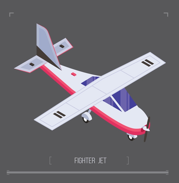 Vector avión vectoriales