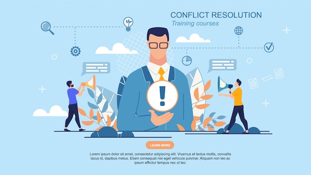Aviso rápido es resolución de conflictos por escrito.