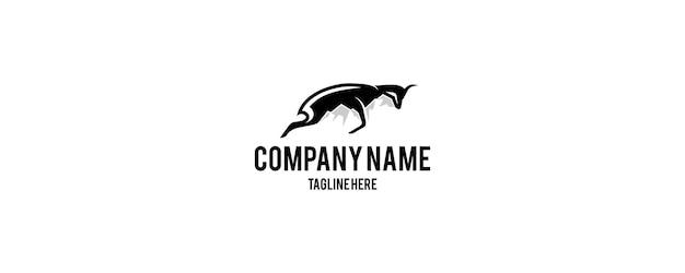 Awesome Springbok Silhoutte Diseño del logotipo