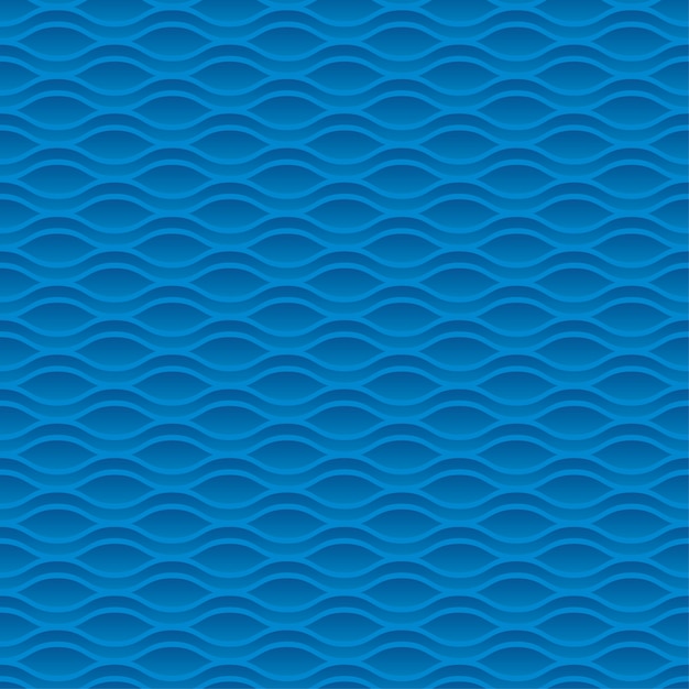 Azul mar agua geometría abstracta sin patrón. fondo de onda de agua. ilustración. elemento para el diseño.