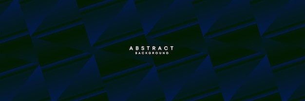 Azul oscuro negro y azul marino gradiente abstracto tecnológico moderno fondo de bandera geométrica