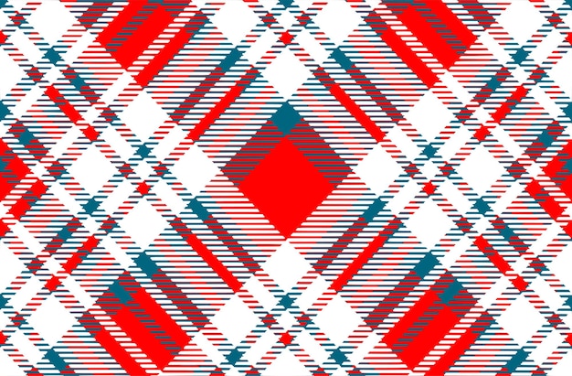 Azul rojo blanco a cuadros Gingham Buffalo leñador tartán plaid patrón textura de marco de fondo