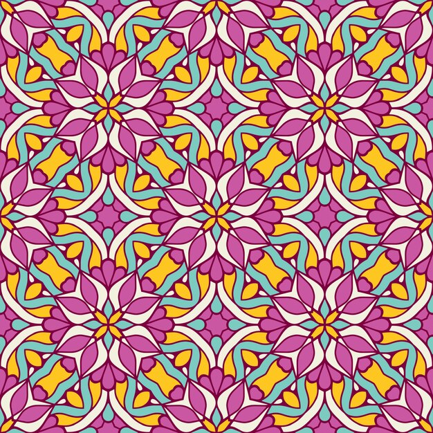 Azulejo geométrico decorativo de patrones sin fisuras