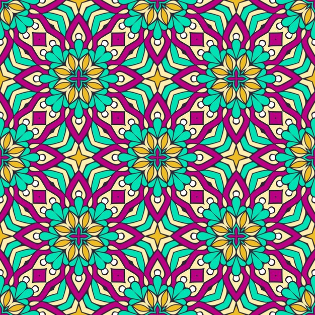 Azulejo geométrico decorativo de patrones sin fisuras