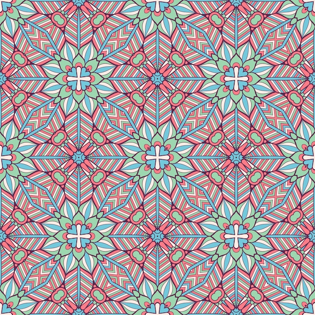 Azulejo geométrico decorativo de patrones sin fisuras