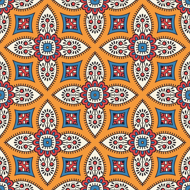 Azulejo geométrico decorativo de patrones sin fisuras