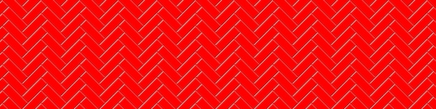 Azulejo de metro de espiga roja de patrones sin fisuras. Fondo de piedra de metro o ladrillo cerámico