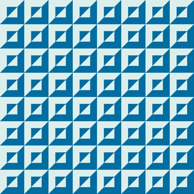 Azulejo ornamental simple gráfico, patrón repetido vectorial hecho usando cuadrados. La textura abstracta de arte vintage se puede utilizar como papel tapiz y en el diseño textil.