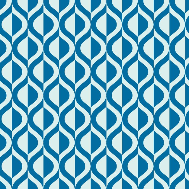 Azulejo ornamental simple gráfico, patrón repetido vectorial hecho usando líneas. La textura abstracta de arte vintage se puede utilizar como papel tapiz y en el diseño textil.