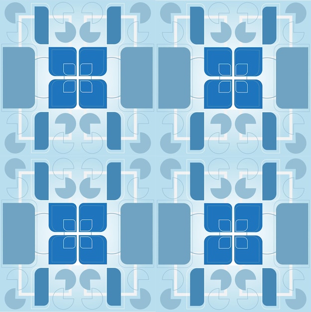 Vector azulejos azules