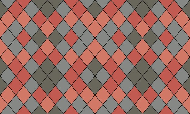 azulejos de cerámica retro forma abstracta en ilustración de estilo de patrón sin costuras geométrico