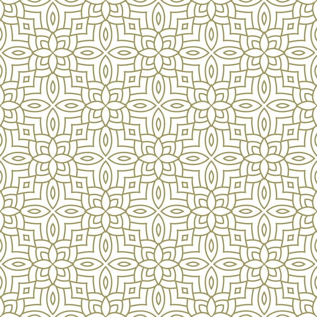 azulejos dorados sin costuras de lujo tela textil o tarjeta de invitación de boda india patrón abstracto