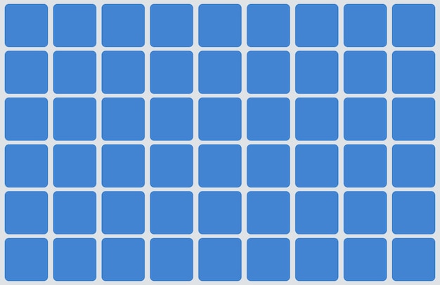 Azulejos de pared azules para el baño Patrón cuadrado de cerámica para el interior del hogar o la cocina