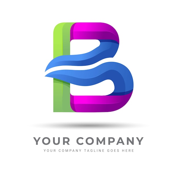 B DISEÑO DEL LOGOTIPO B DISEÑO DE LA LETRA B ICONO B ALFABETO ICONO ALFABETO ABSTRACTO LOGO