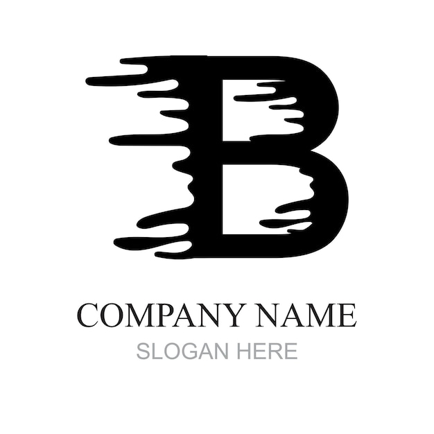 b diseño de logotipo letra b logotipo b logotipo identidad de marca corporativa b plantilla de diseño vectorial de logotipo