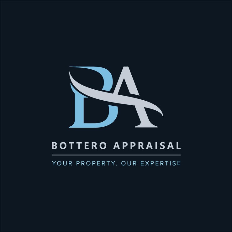 B Logotipo BA Letra Vector de diseño moderno con color de gradiente azul y plateado
