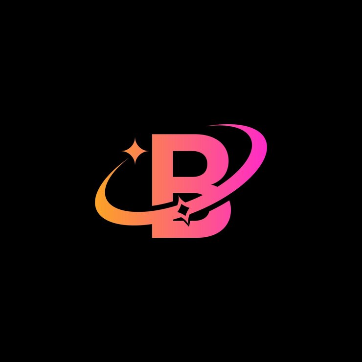 Vector b logotipo de tecnología letra b modelo de diseño de logotipo de tecnoloxía e innovación