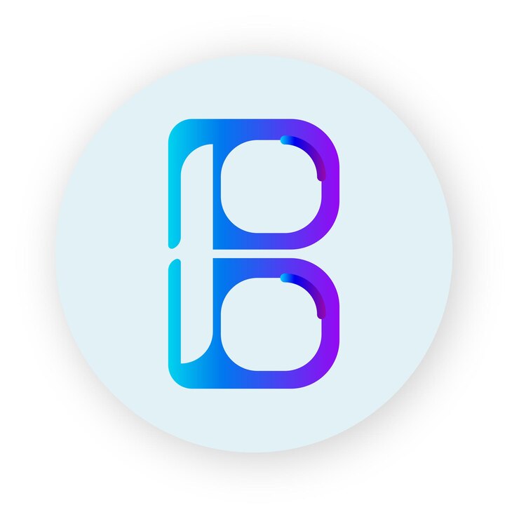 b el logotipo único