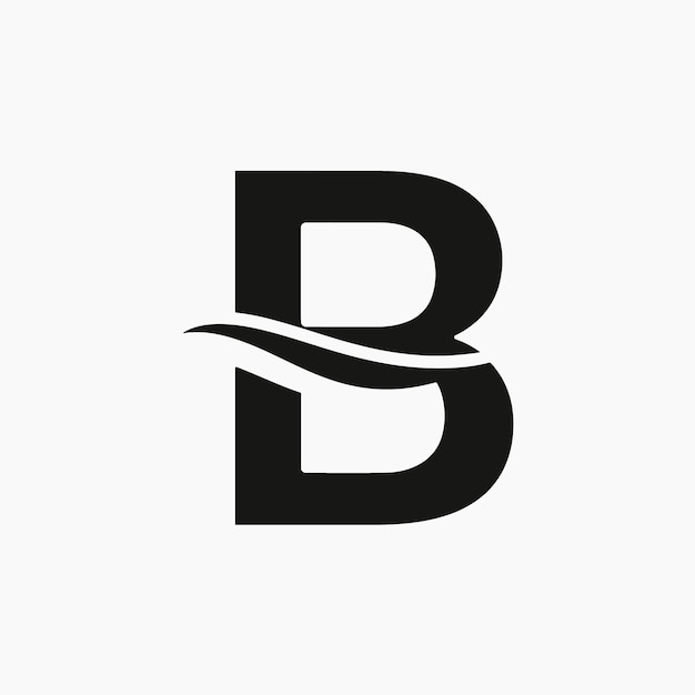 B y vector del logotipo de la onda