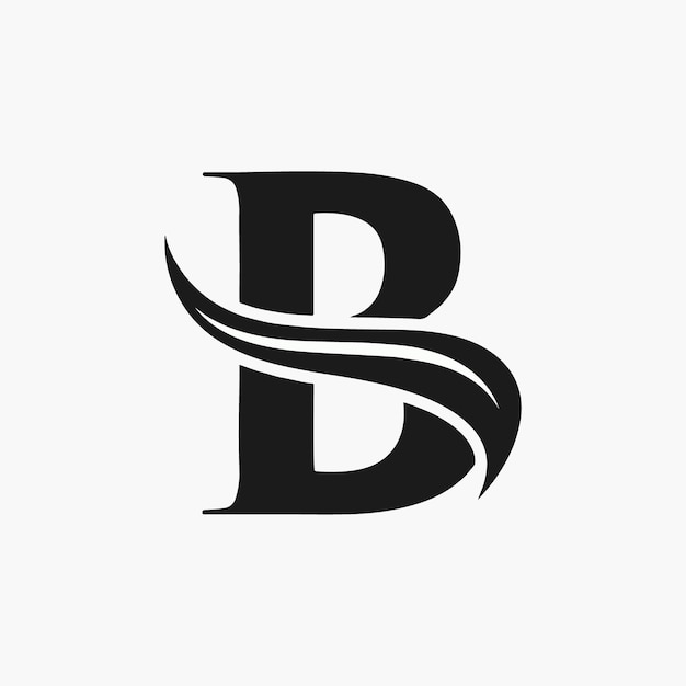 B y vector del logotipo de la onda