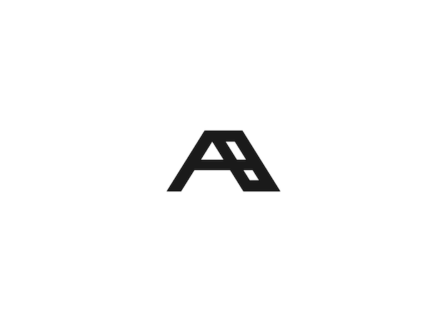 BA Diseño de logotipo plantilla Vector Branding Logotipo Diseño de letra AB o BA diseño de logotipo AB letra mínima diseño de icono vectorial creatividad de letra BA elementos de diseño del logotipo letra simple letra AB letra logotipo