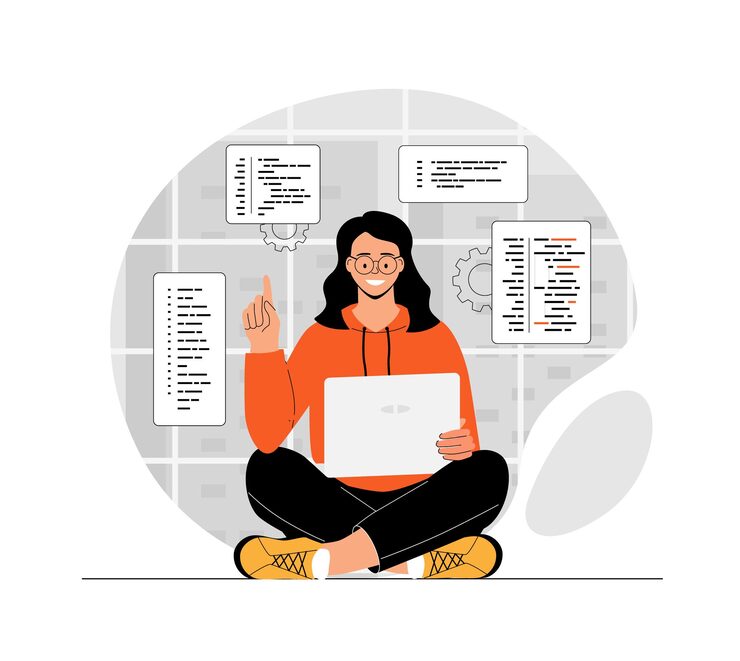 Vector backend development and programming programmer coding and testing program code creating apps work