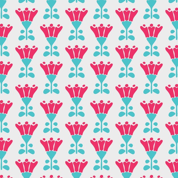 Background flower pattern vector seamless