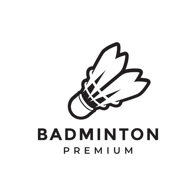 Badminton shuttle logo campeonato torneo jugador profesional copa