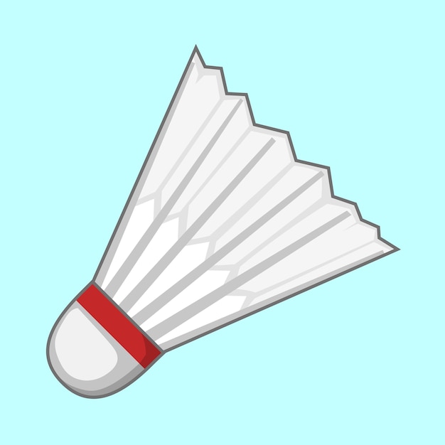 bádminton de volantes vectoriales