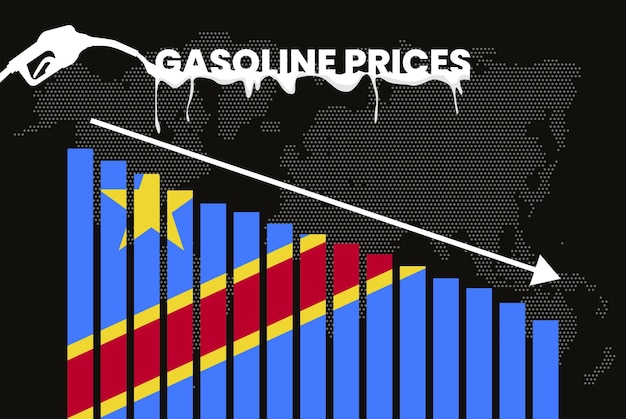 Bajada del precio de la gasolina en RD Congo cambio y volatilidad en los precios de los combustibles