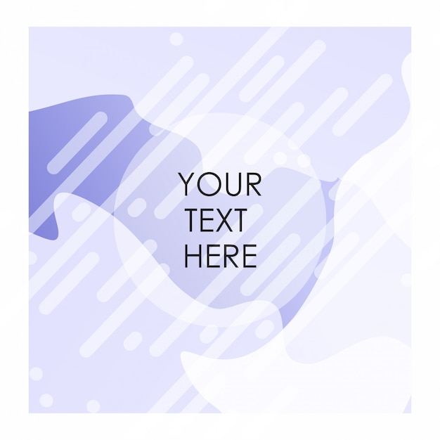 Bakcground de color blanco y morado con vector typogrpahy