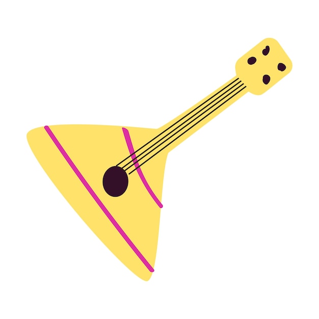 Balalaika de madera Instrumento musical tradicional ruso