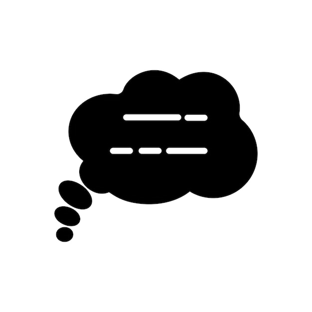 balbuceo chat icono vector plantilla logotipo colección de moda diseño plano