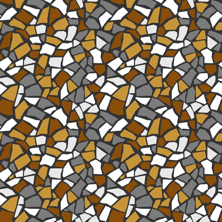 Vector baldosas de terrazo patrón vectorial sin costuras.