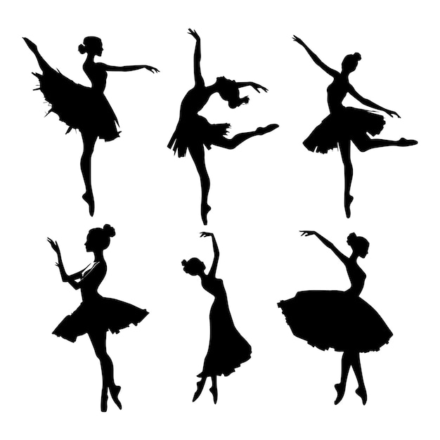 Ballet Dancer Silhouettes