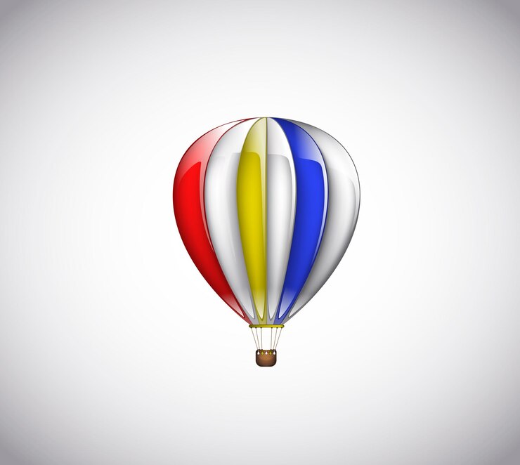 Vector balón de aire caliente
