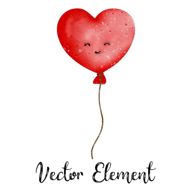 Vector el balón del corazón