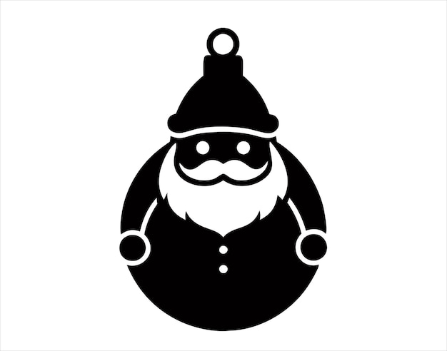 El balón de Navidad de Santa Claus Vector