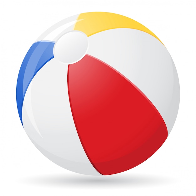 El balón de playa.