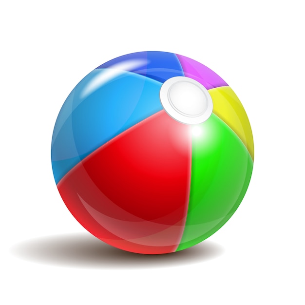 El balón de playa.