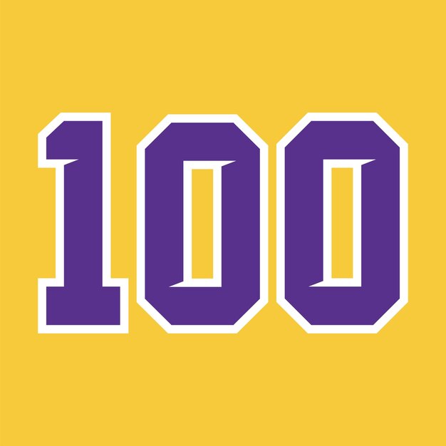 Baloncesto Deporte Número Vector Plantilla 100