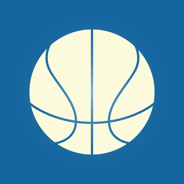El baloncesto es una obra de arte de moda, una ilustración vectorial bastante abstracta, un diseño colorido y útil.