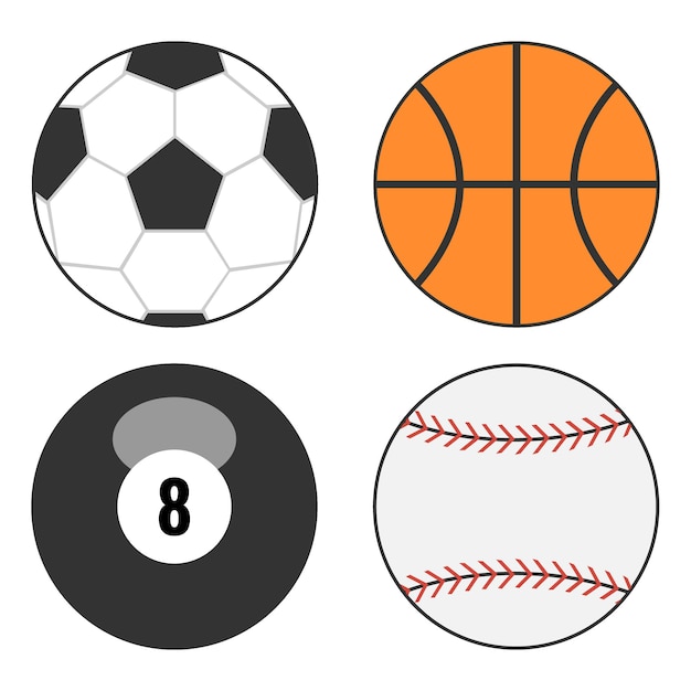 balones de diferentes deportes