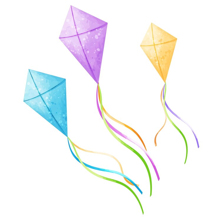 Vector balones dorados y púrpuras hermoso ballón en forma de estrella de acuarela vectorial