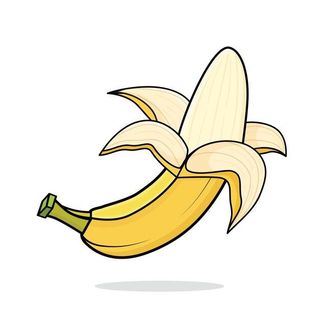 banana banana vector apilado banana banana dibujos animados