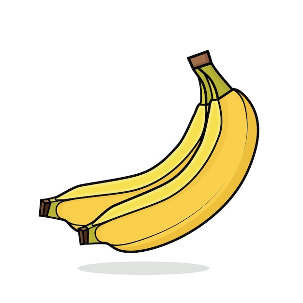 banana banana vector apilado banana banana dibujos animados